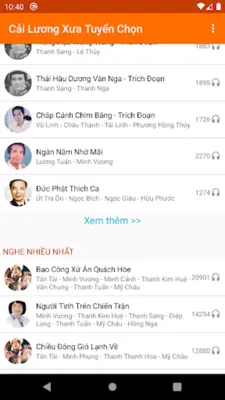 Cải Lương Xưa Tuyển Chọn android App screenshot 6